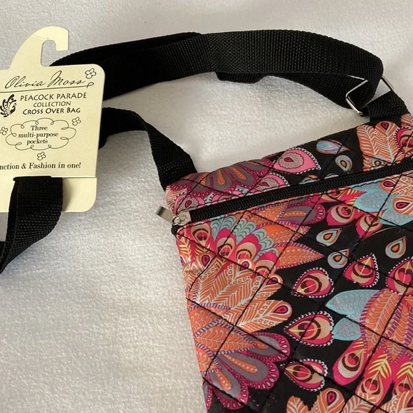 Cross Over Bag Peacock Parade Collection NWT - Picture 4 of 5